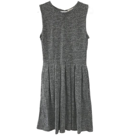 J. Crew Dresses & Skirts - J Crew Gray Pleated Wool Dress